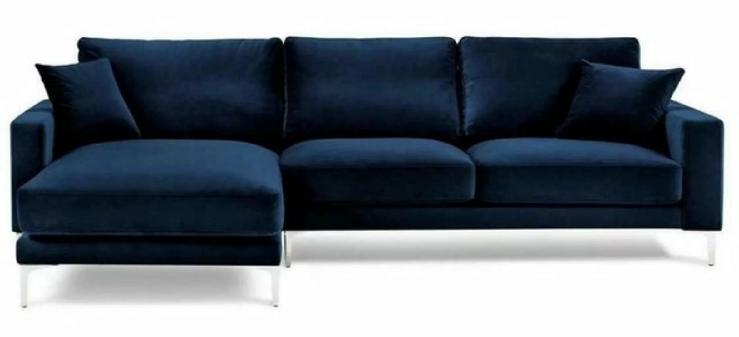 JVmoebel Ecksofa Blaues Ecksofa Blau Wohnlandschaft Couch Eckgarnitur Neu, günstig online kaufen