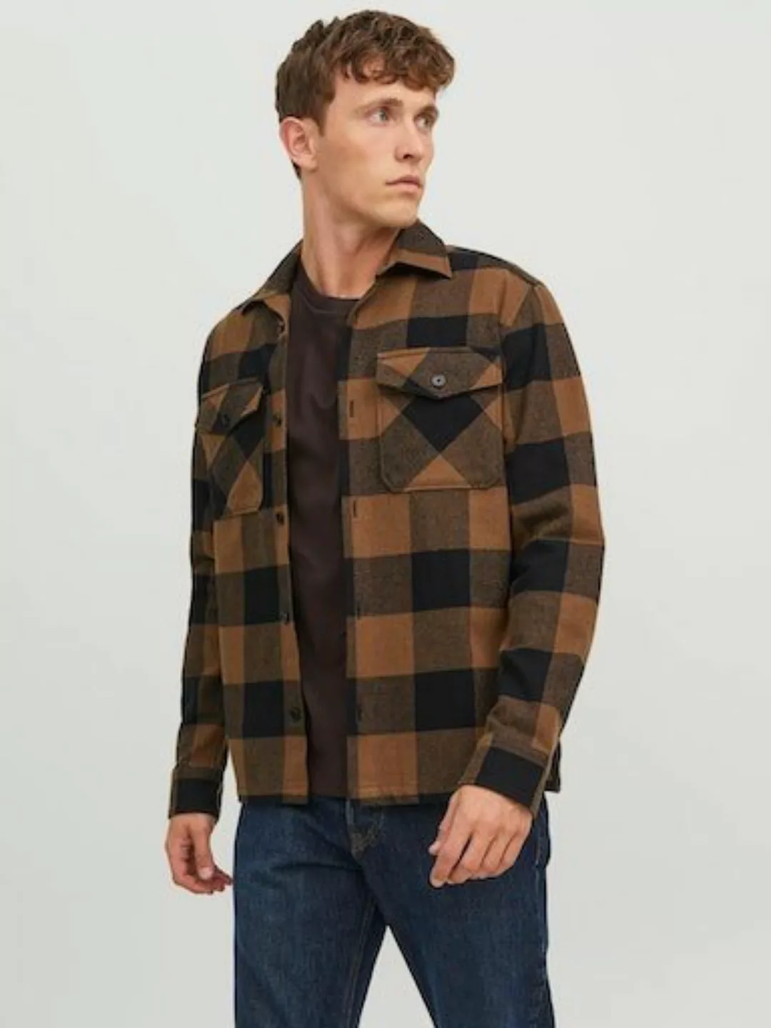 Jack & Jones Karohemd JPRROY CHECK OVERSHIRT L/S SN günstig online kaufen