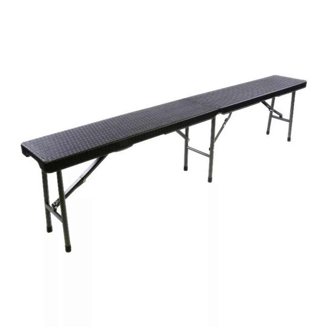 VCM Partybank schwarz Metall B/H/L: ca. 25x43x180 cm günstig online kaufen