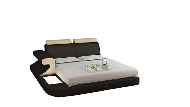 Xlmoebel Bett Wasserbett Hotel Doppelbett Set mit Lederpolsterung und Wasse günstig online kaufen