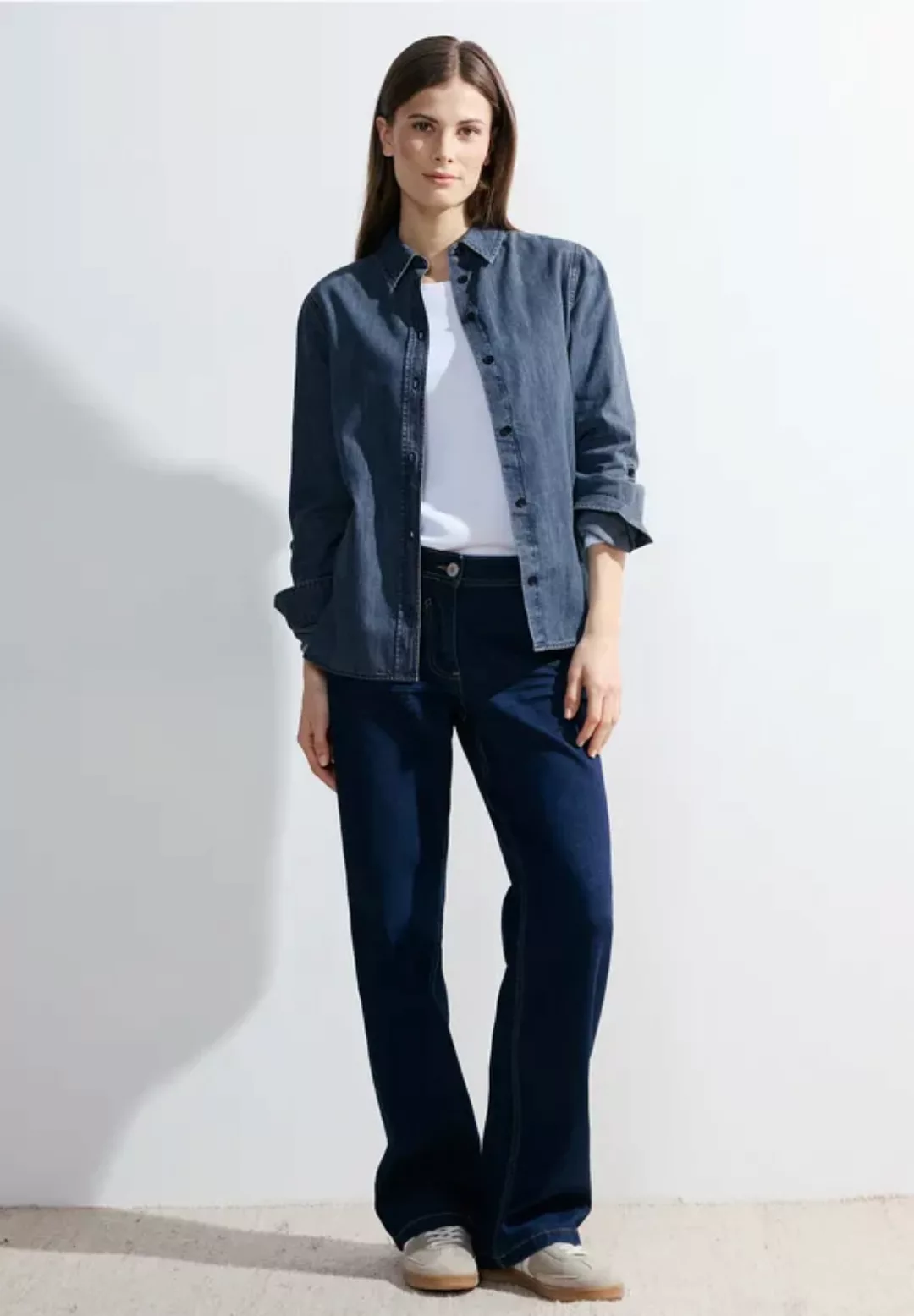 Bluse im Jeans Look günstig online kaufen
