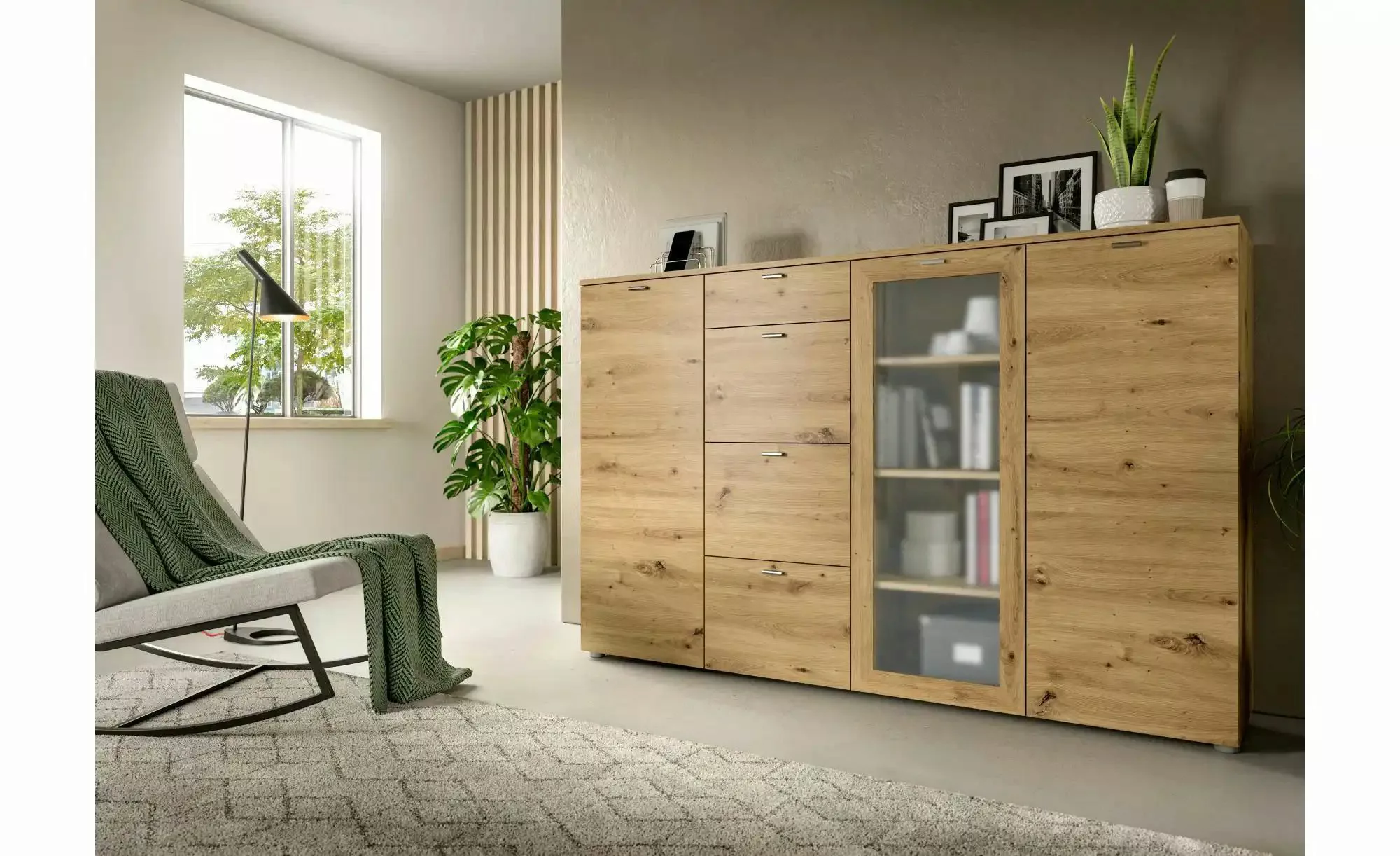 Sideboard ¦ holzfarben ¦ Maße (cm): B: 179 H: 115 Kommoden & Sideboards > S günstig online kaufen