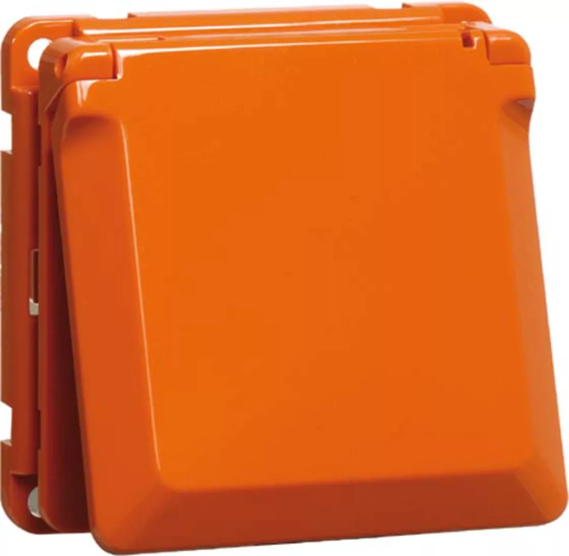 Peha SCHUKO-Steckdose orange 16A 250V Abdeckung D 6711.33 K günstig online kaufen