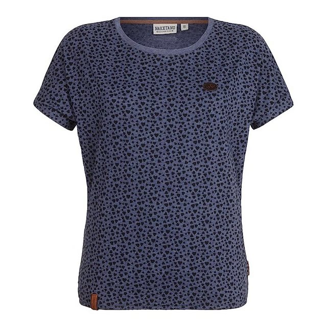 naketano T-Shirt Damen mit Herzen in grau oder blau günstig online kaufen