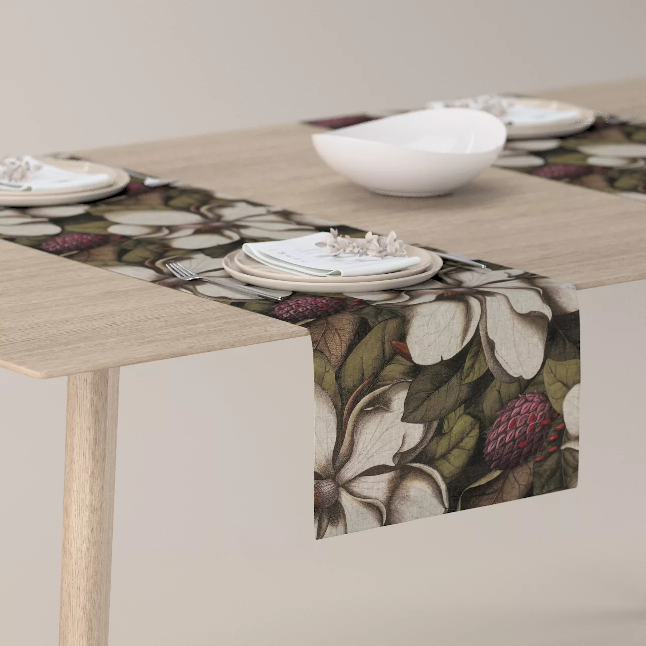 Tischläufer, beige-grün, 40 x 130 cm, Eden (144-24) günstig online kaufen