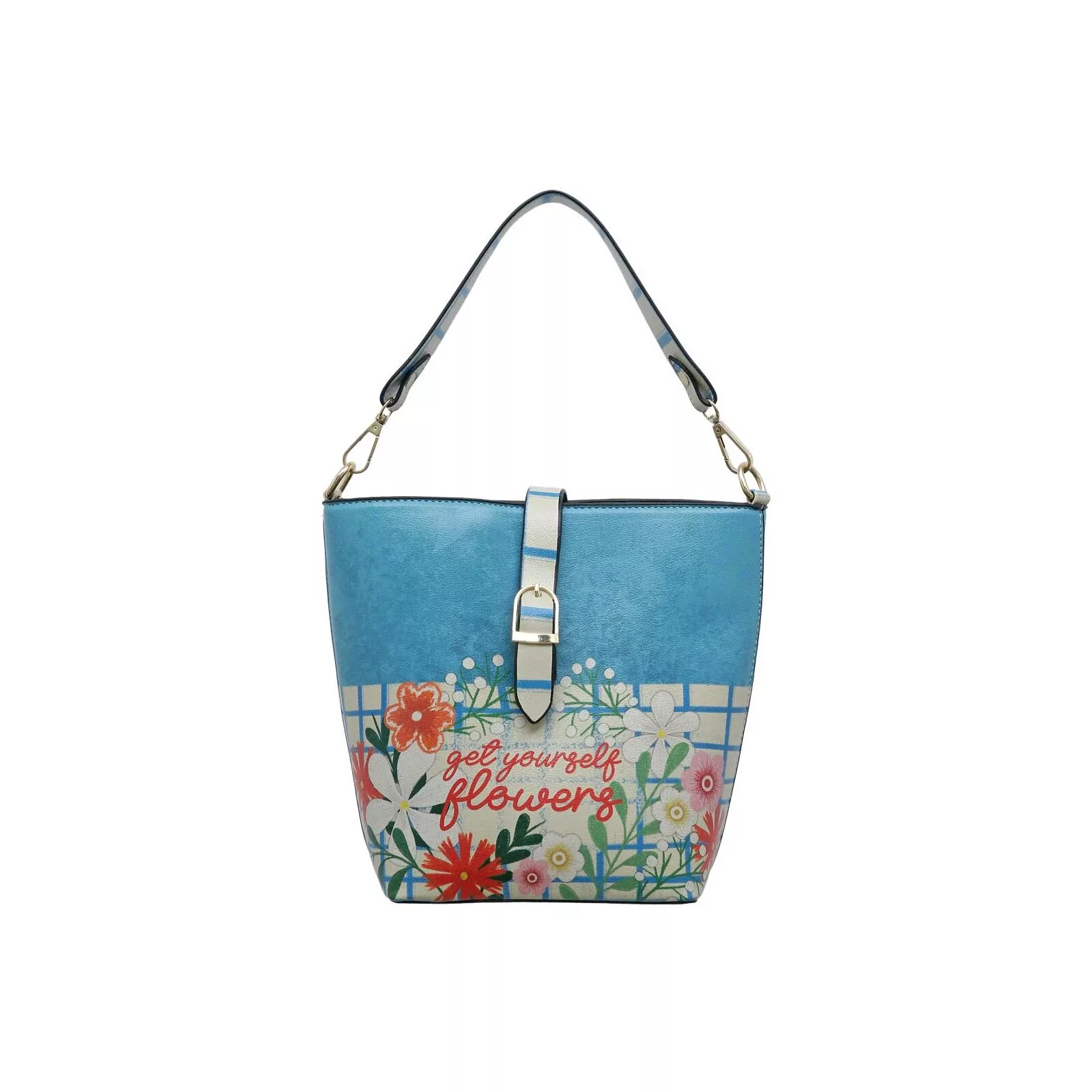 DOGO Handtasche "Damen Bucket Bag Get Yourself Flowers Vegan Damen Umhänget günstig online kaufen