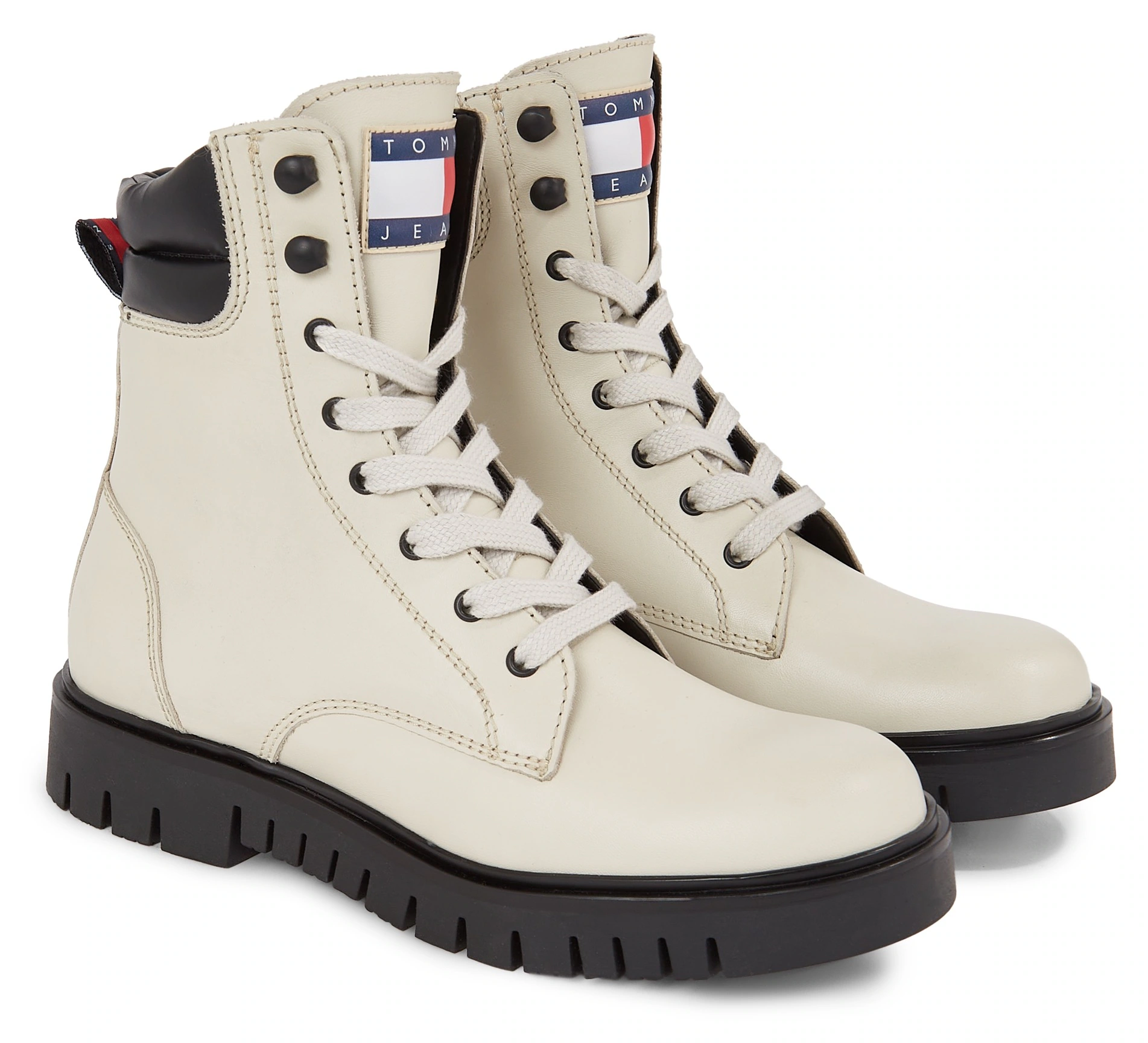 Tommy Jeans Schnürboots "TJW LACE UP BOOT", mit weich abgepolstertem Schaft günstig online kaufen