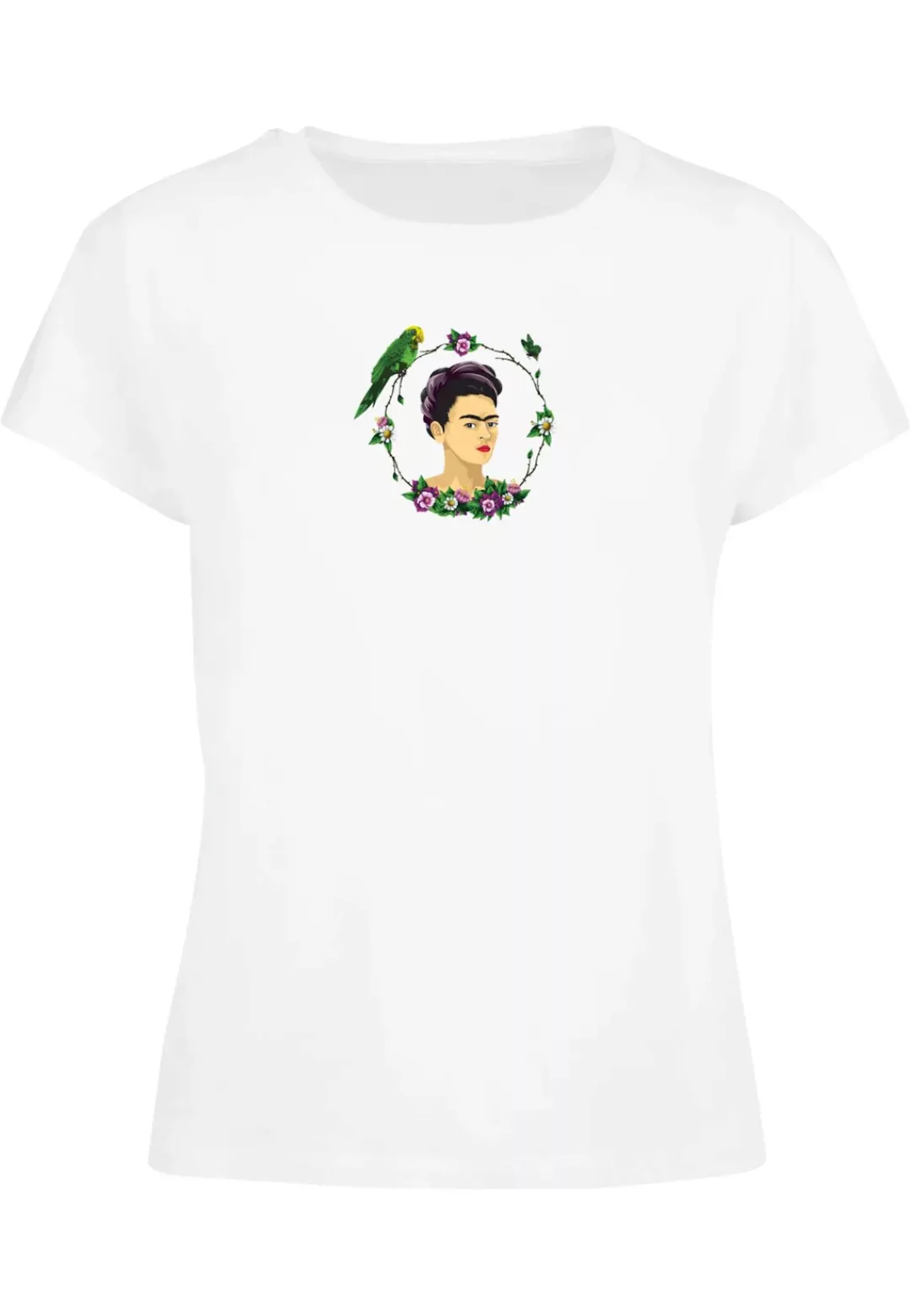 Merchcode T-Shirt "Merchcode Damen Ladies Frida Kahlo - Botanic frame Box T günstig online kaufen