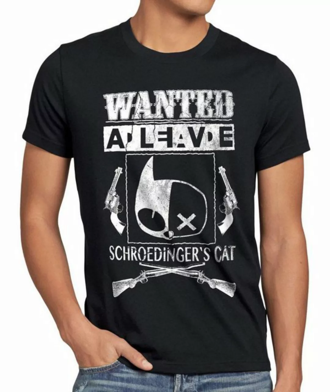 style3 T-Shirt Wanted Schroedinger's Katze big bang sheldon schrödingers th günstig online kaufen