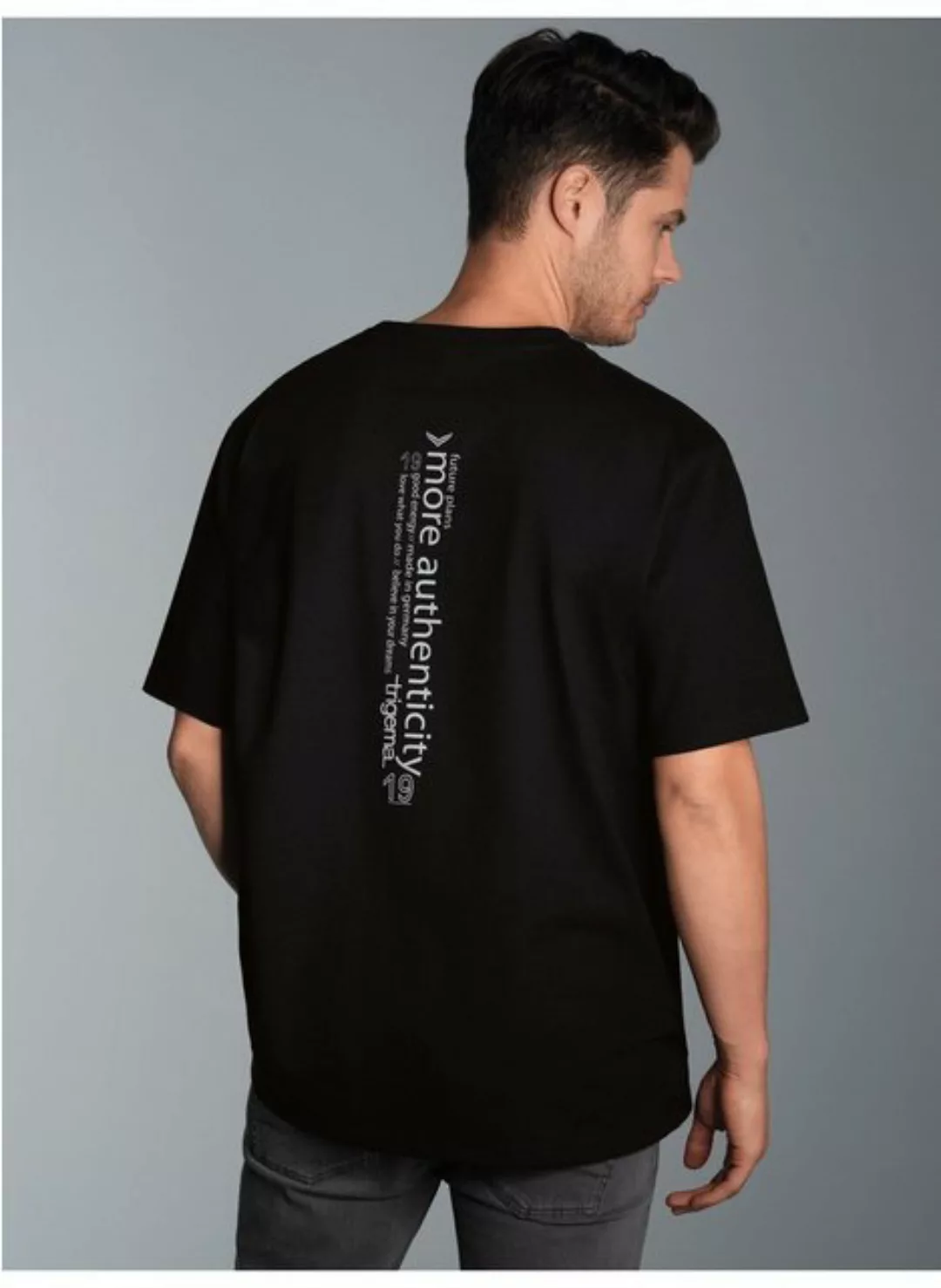 Trigema T-Shirt "TRIGEMA Oversized T-Shirt mit Rückenprint" günstig online kaufen