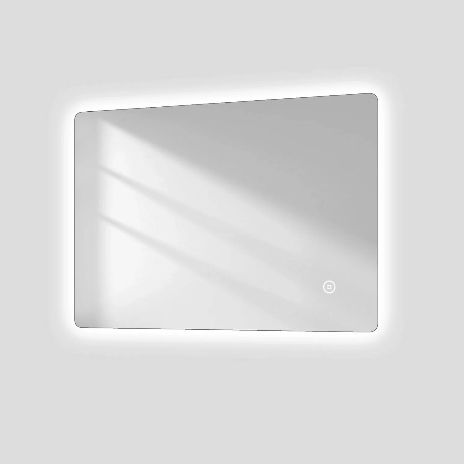 Emke Badspiegel LED mit Antibeschlag 70 x 50 cm Spiegel mit Touchschalter D günstig online kaufen