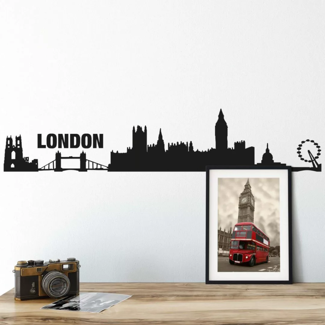 Wall-Art Wandtattoo "XXL Stadt Skyline London 120cm", (1 St.) günstig online kaufen