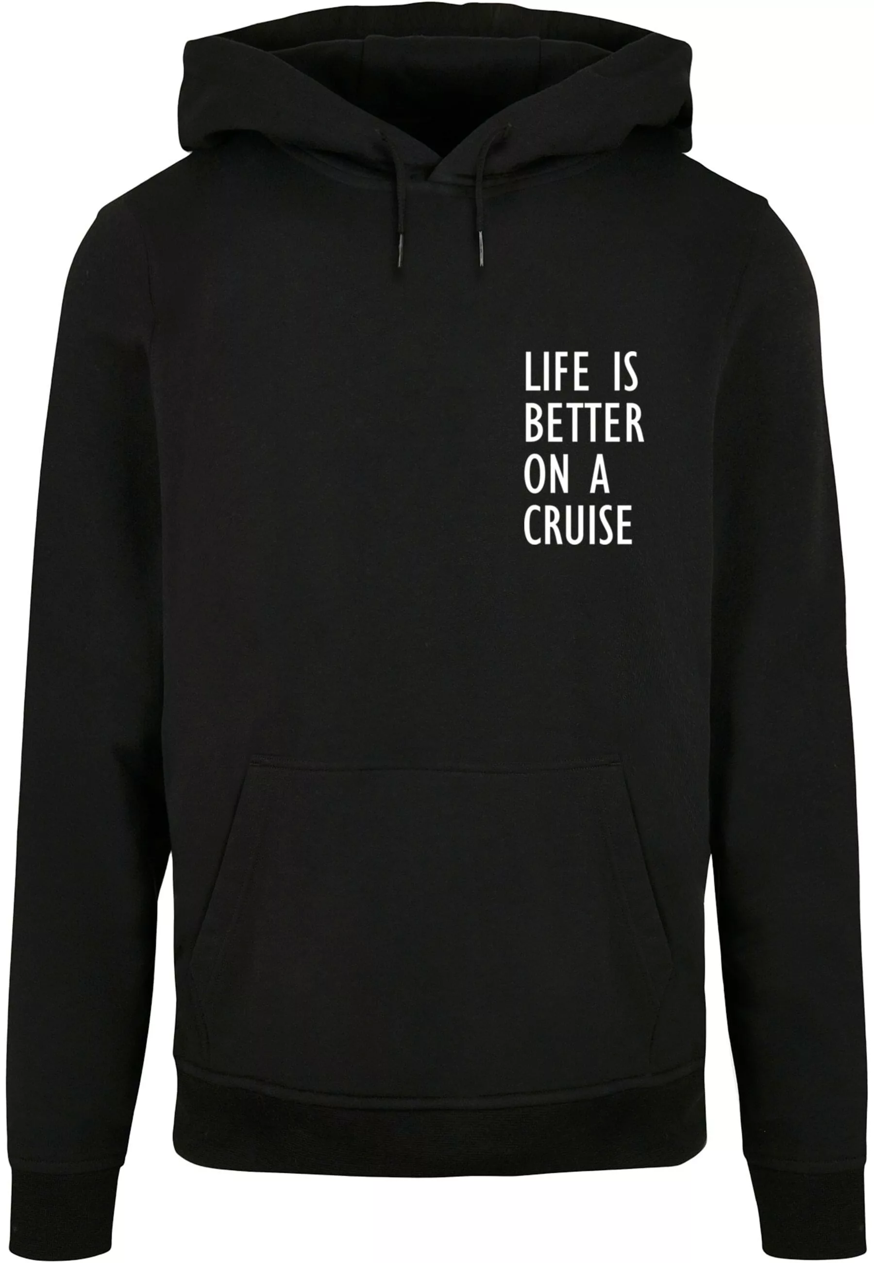 Merchcode Kapuzensweatshirt "Merchcode Herren Life Is Better Basic Hoody" günstig online kaufen