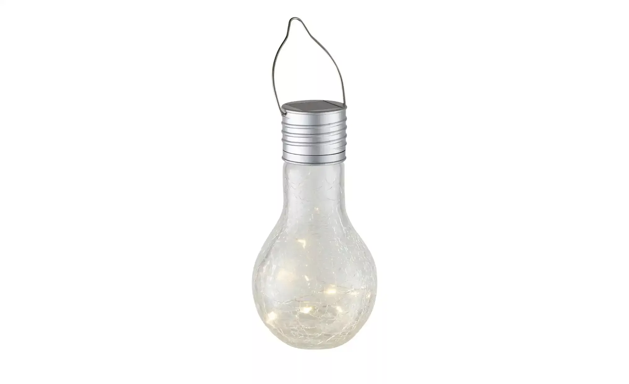 Solar-Glasbirne ¦ transparent/klar ¦ Maße (cm): H: 17  Ø: 9 Lampen & Leucht günstig online kaufen