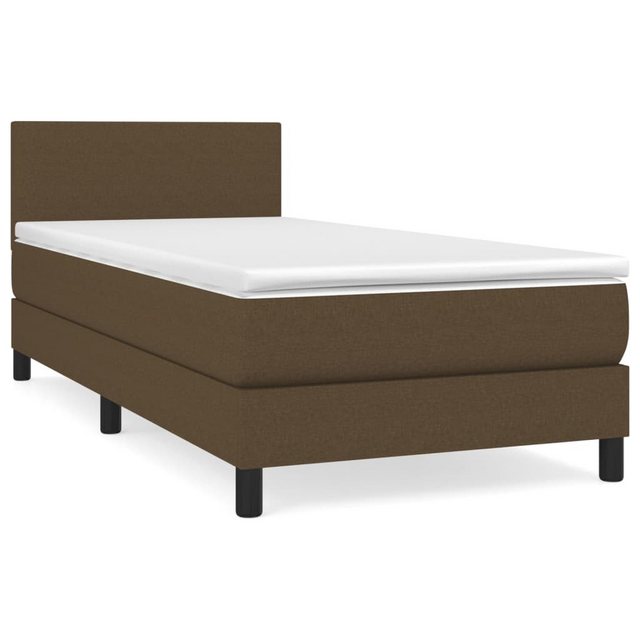 vidaXL Boxspringbett Bett Boxspringbett mit Matratze und LED Stoff (90 x 19 günstig online kaufen