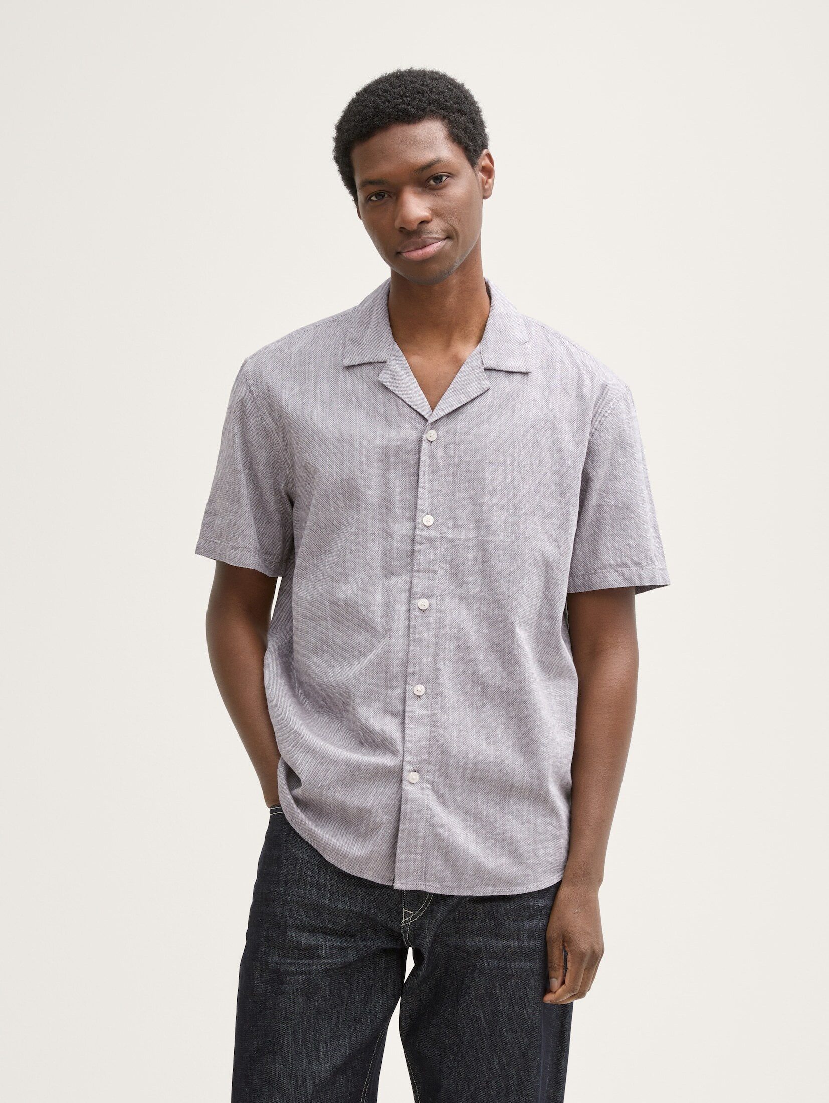 TOM TAILOR Denim Kurzarmhemd Relaxed Fit günstig online kaufen