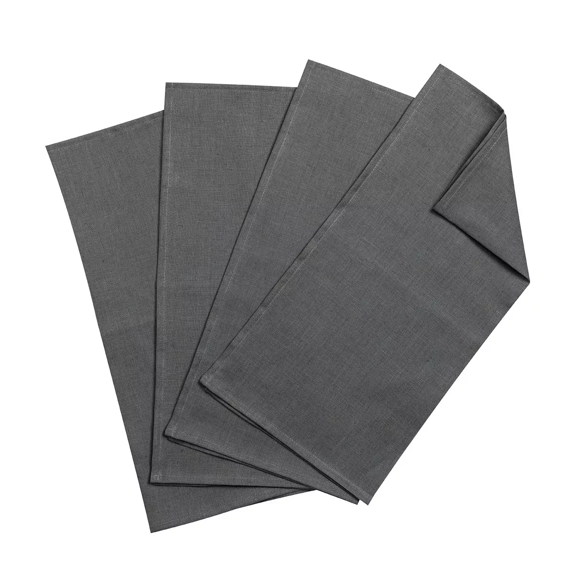 Clean Servietten 45 x 45cm 4er Pack charcoal günstig online kaufen