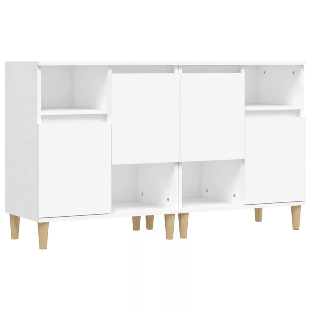 Vidaxl Sideboards 2 Stk. Weiß 60x35x70 Cm Holzwerkstoff günstig online kaufen