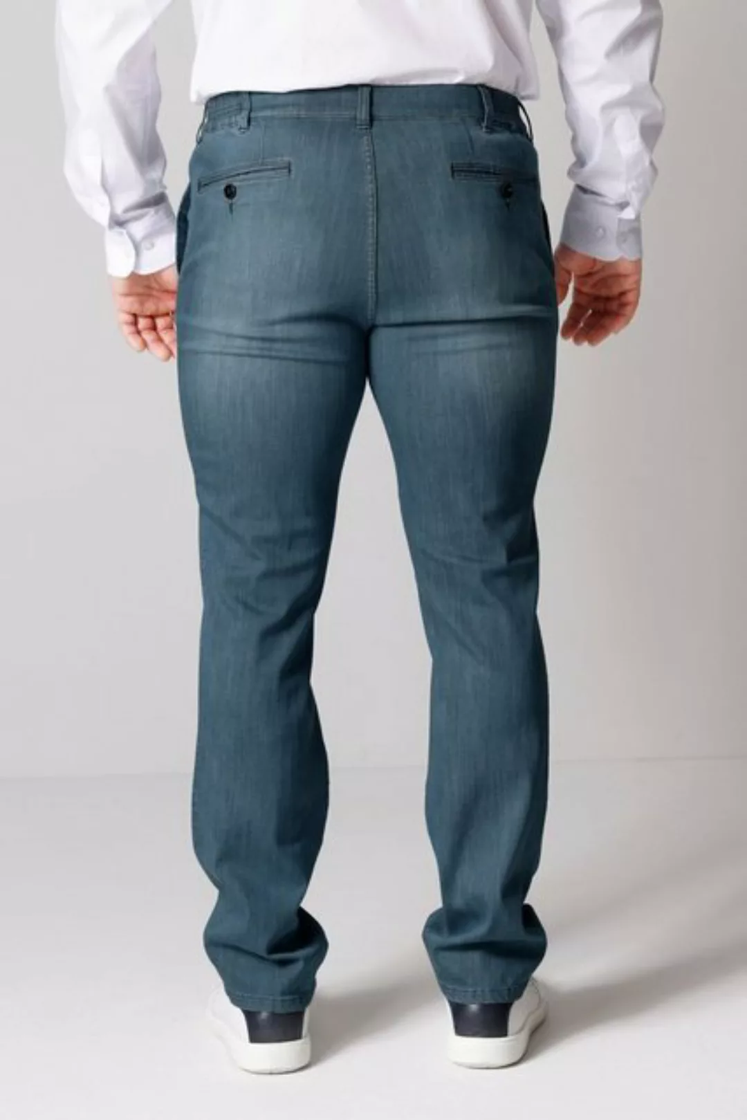 Boston Park 5-Pocket-Jeans Boston Park Jeans Straight Fit Flat Front bis 35 günstig online kaufen
