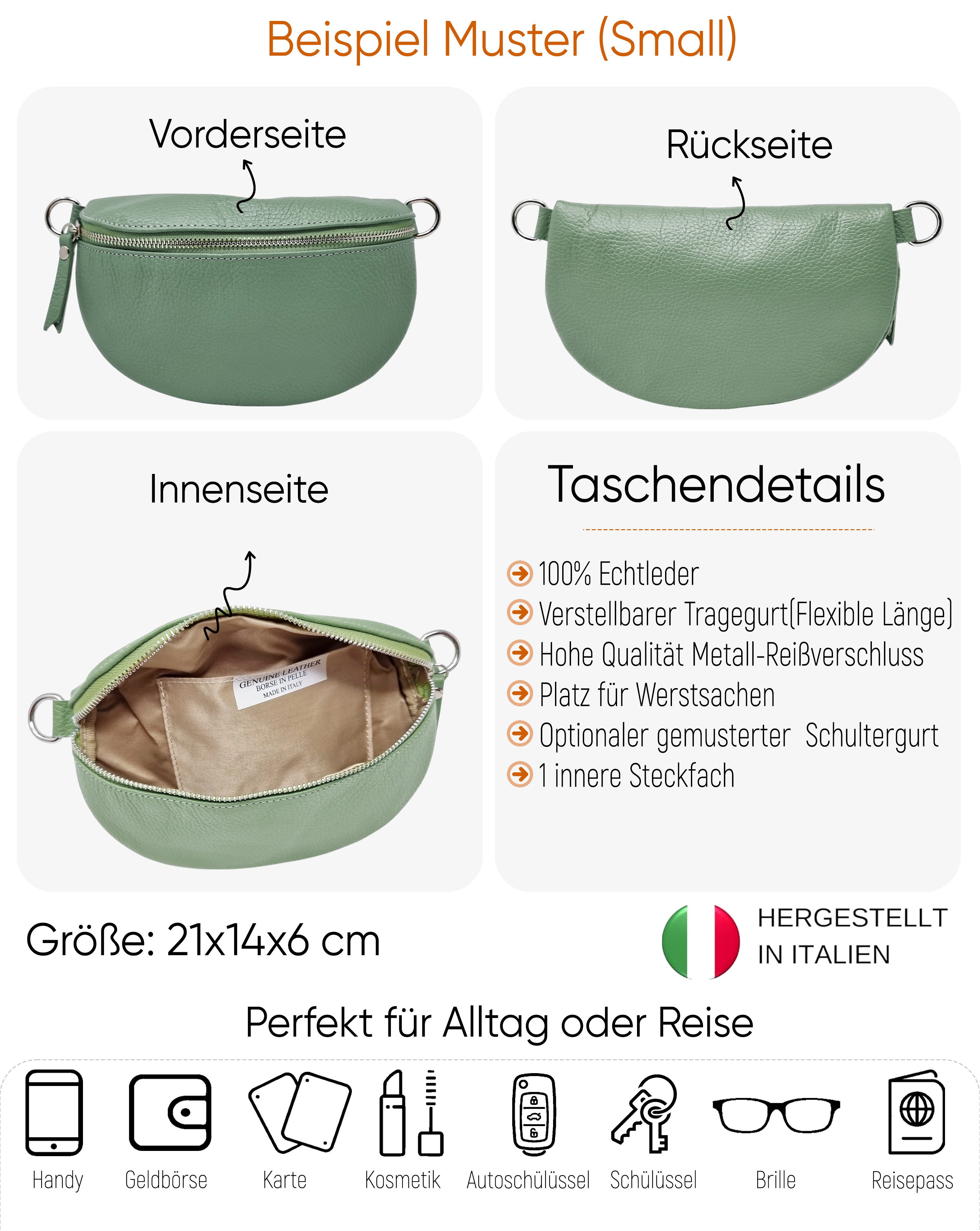 SEVA Gürteltasche Bauchtasche Damen Echtleder, Gürteltasche günstig online kaufen