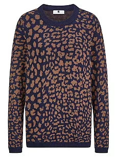 Rundhals-Pullover Anna Aura blau günstig online kaufen