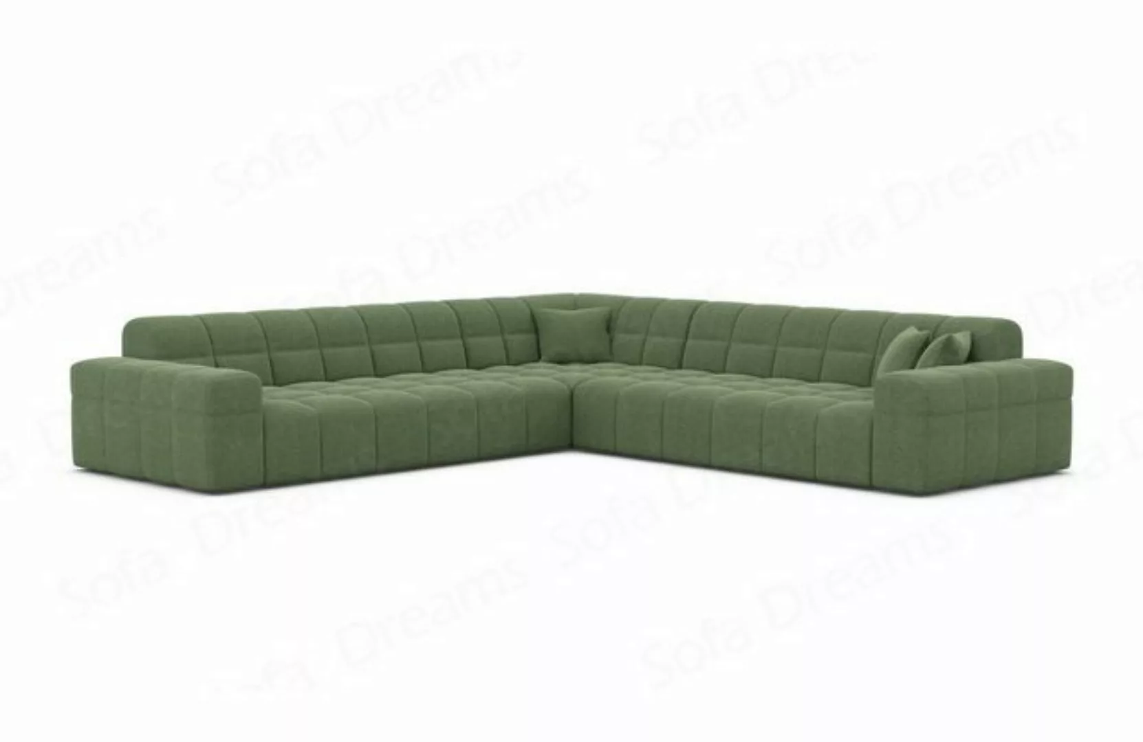 Sofa Dreams Ecksofa Polsterstoff Ecksofa Samt Modern Eckcouch Ibiza L Form günstig online kaufen