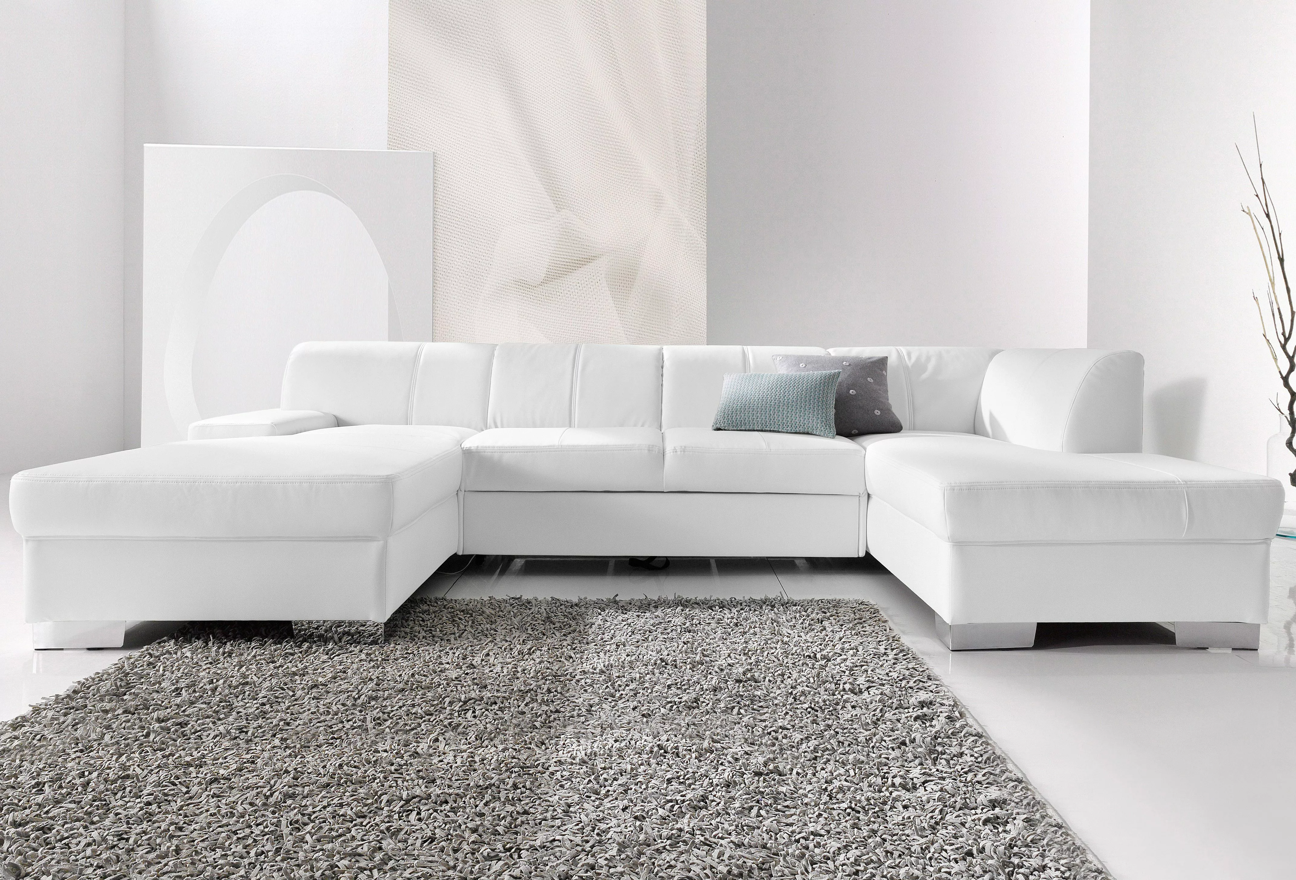 DOMO collection Wohnlandschaft "Star, zeitlose Formensprache, elegante Opti günstig online kaufen