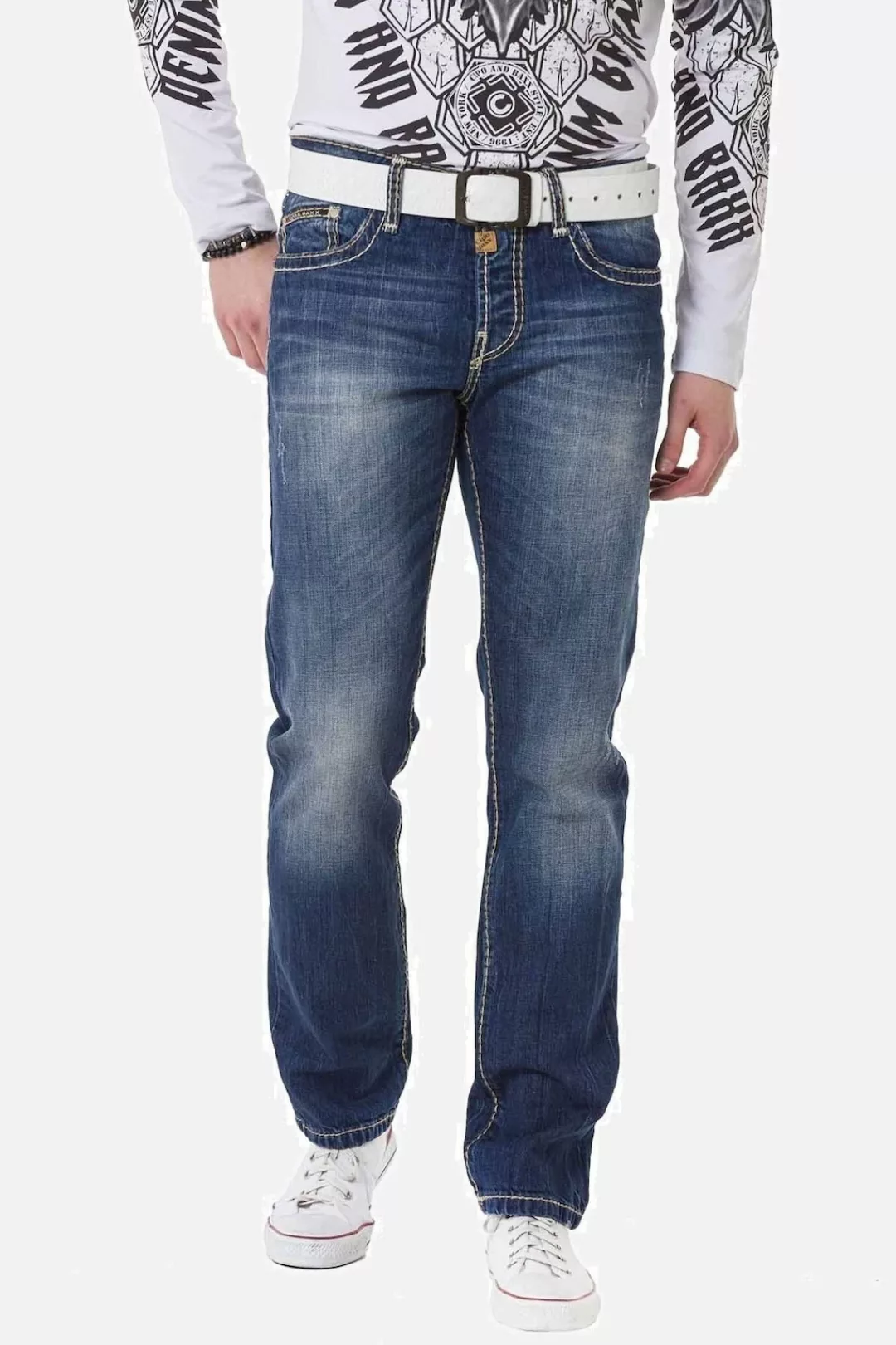 Cipo & Baxx 5-Pocket-Jeans "Jeans", in Regular-Fit, C-0595 günstig online kaufen