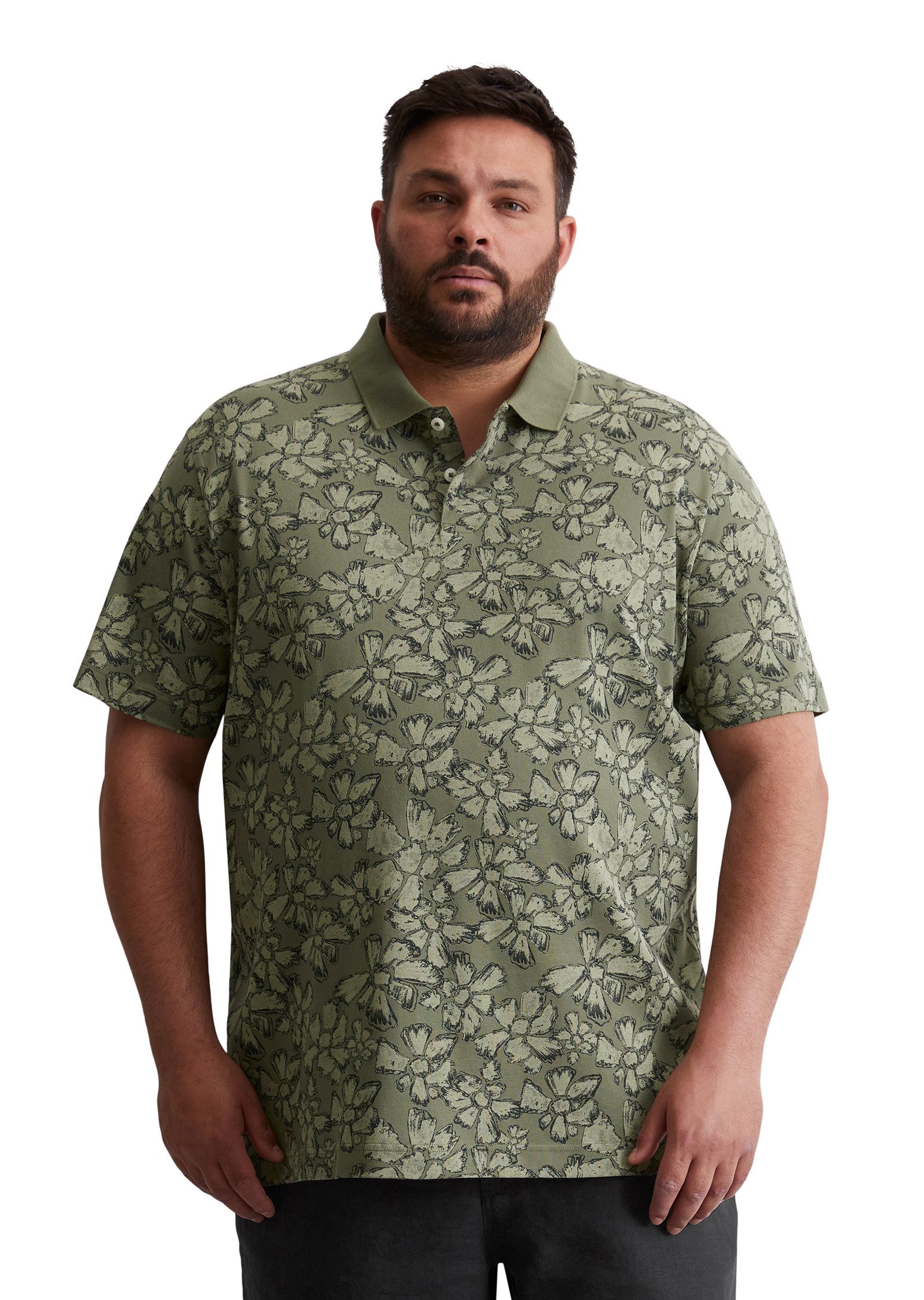 Marc OPolo Poloshirt "aus Bio-Baumwoll-Mix" günstig online kaufen
