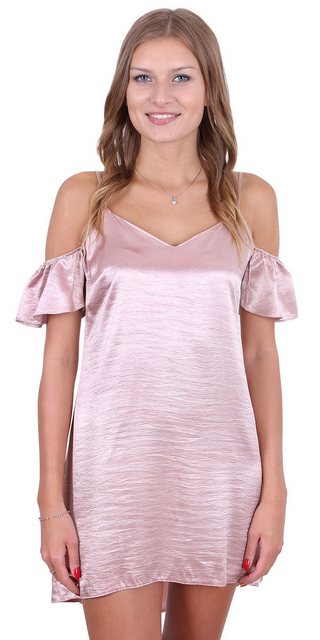 Sarcia.eu Minikleid Puderrosa Nachthemd aus Satin John Zack S-M günstig online kaufen