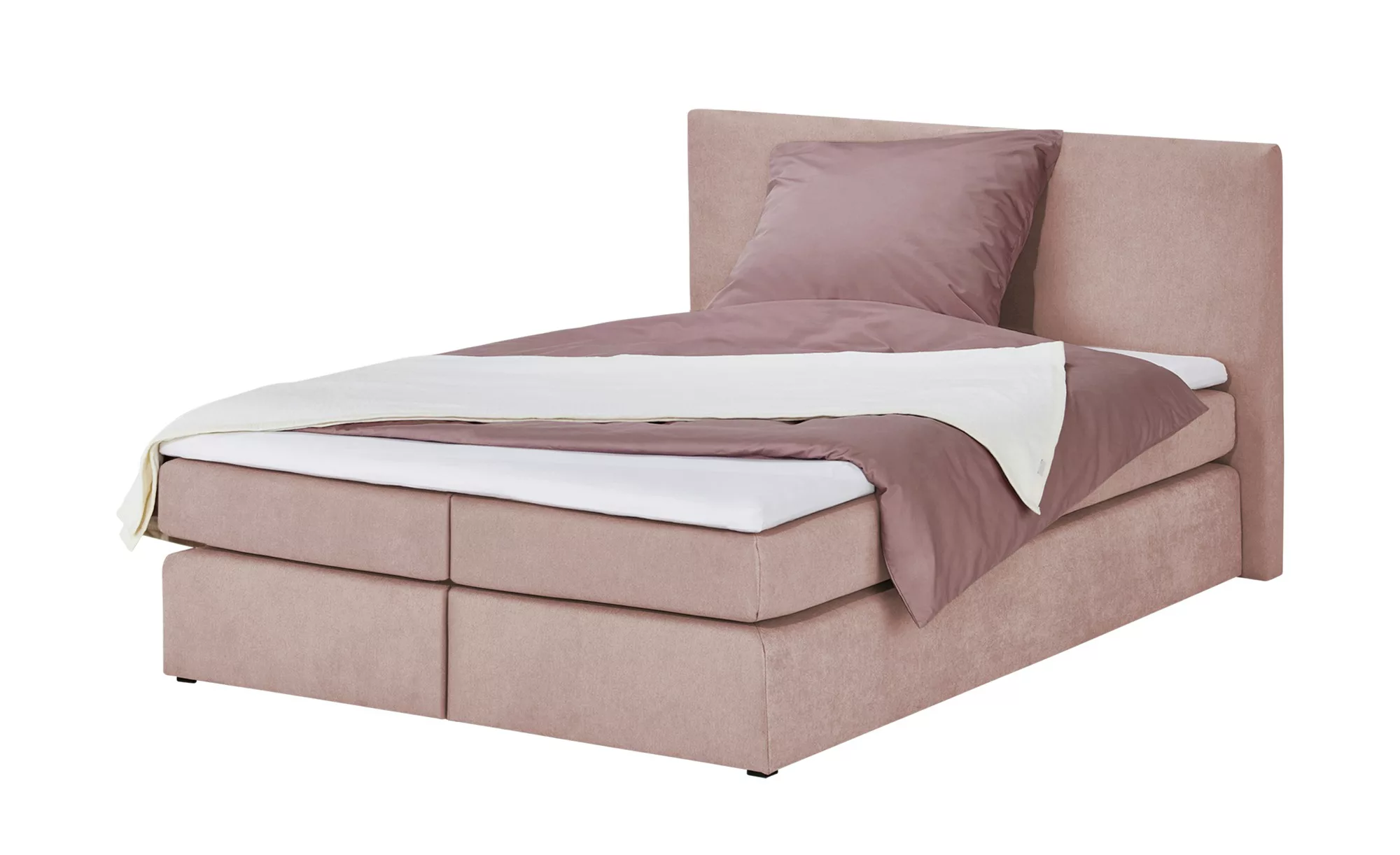 smart Boxspringbett  Basic ¦ rosa/pink ¦ Maße (cm): B: 193 H: 97 T: 211 Bet günstig online kaufen