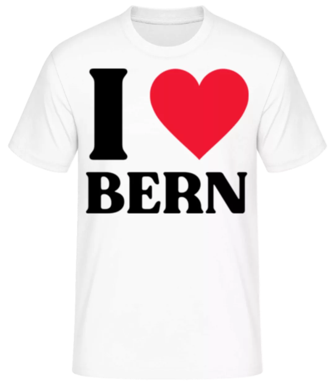 I Love Bern · Männer Basic T-Shirt günstig online kaufen