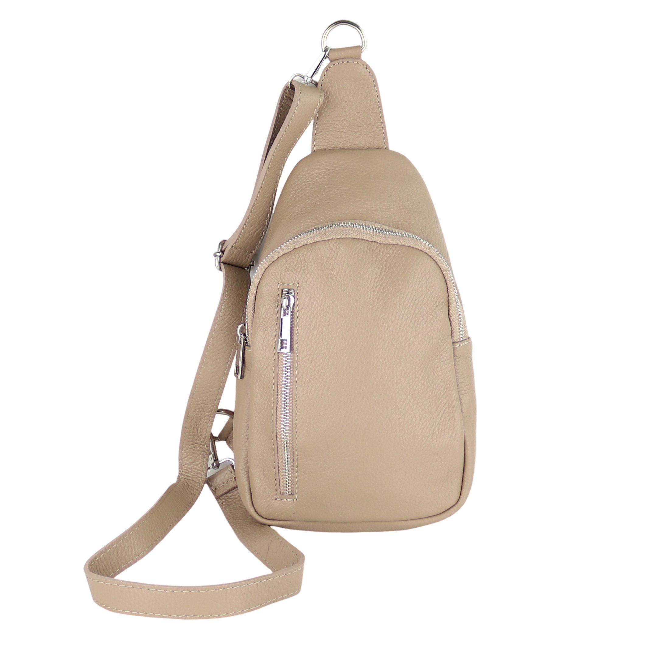 MIRROSI Umhängetasche Sling Bag,Brusttasche, aus Echtleder, günstig online kaufen