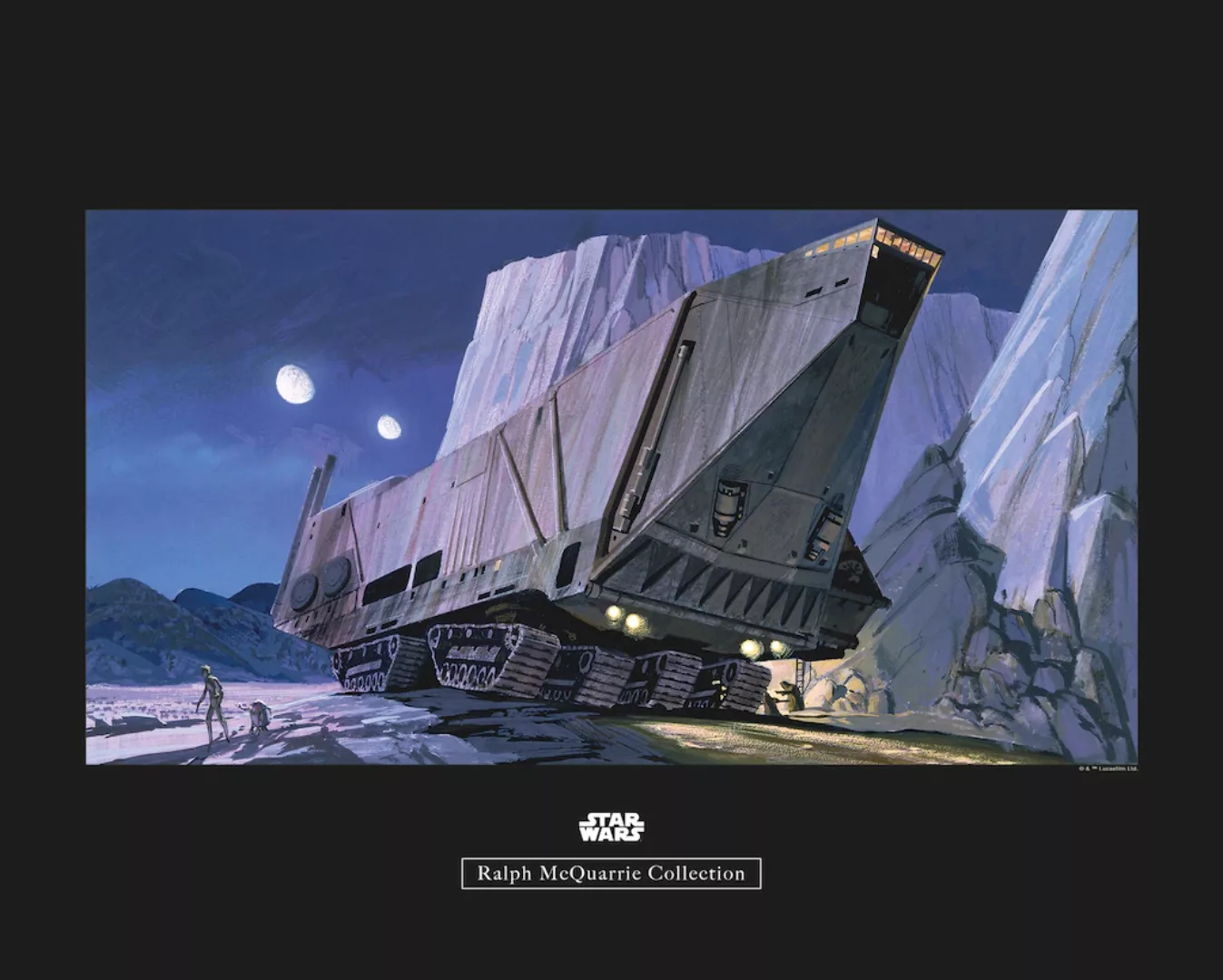 Komar Wandbild Star Wars Sandcrawler 50 x 40 cm günstig online kaufen