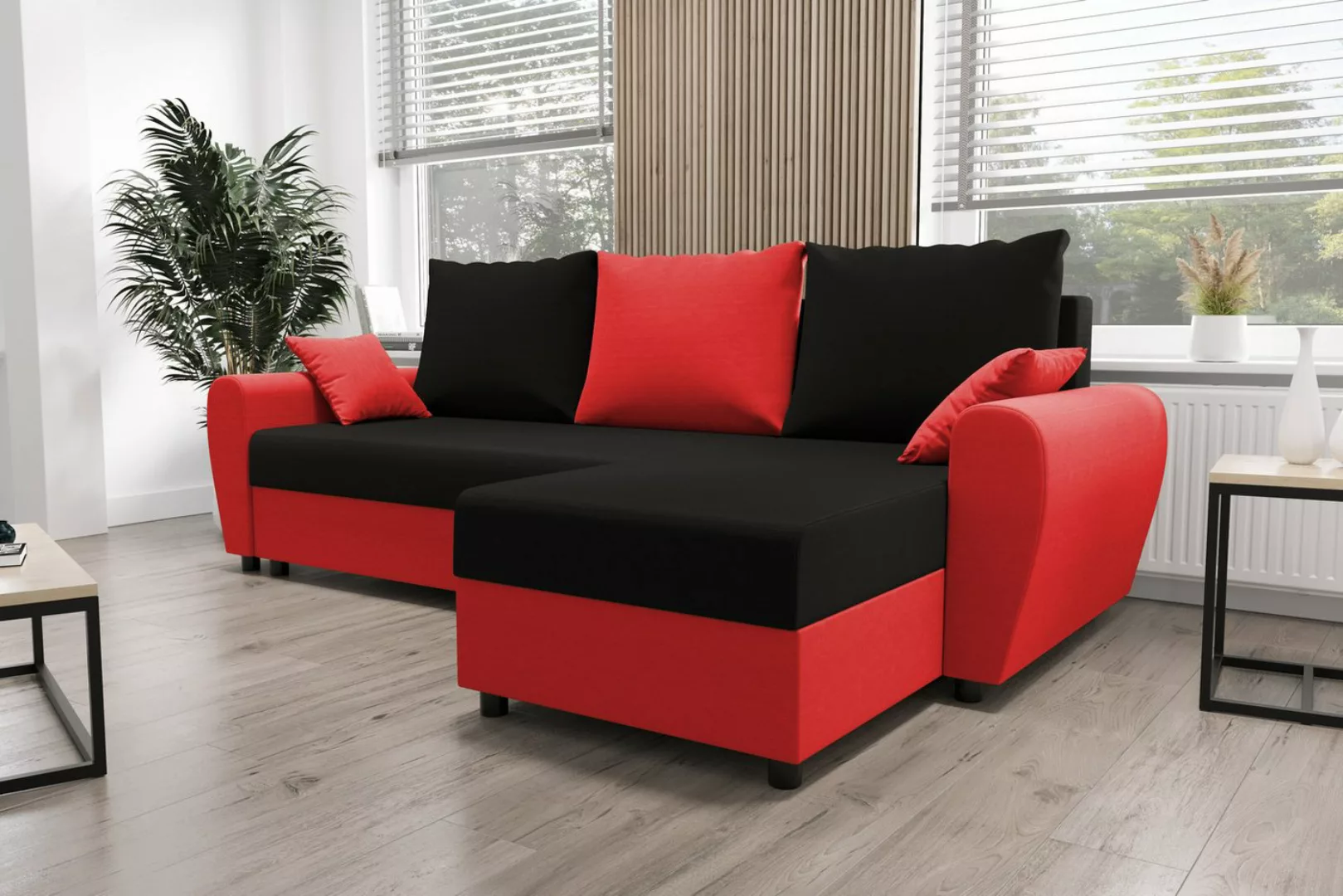 ALTDECOR Ecksofa FION-L, Couch mit Schlaffunktion, Wohnzimmer - Wohnlandsch günstig online kaufen