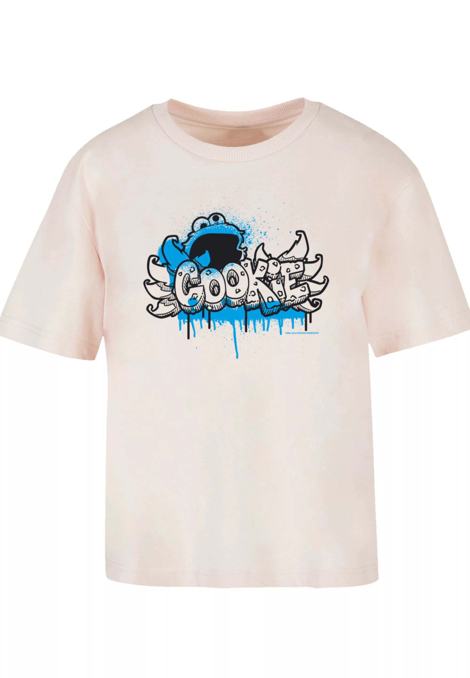 F4NT4STIC T-Shirt "Sesamstraße Cookie Fingers Graffiti", Premium Qualität, günstig online kaufen