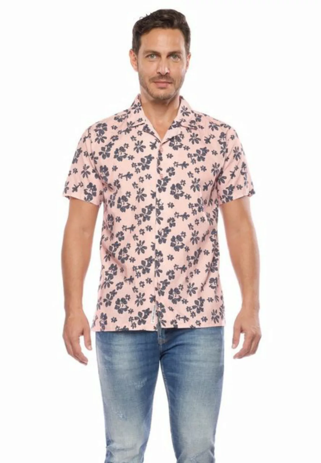 Le Temps Des Cerises Kurzarmhemd CHEMISE HOMME POSTIR (MC) / SHIRT MAN POST günstig online kaufen