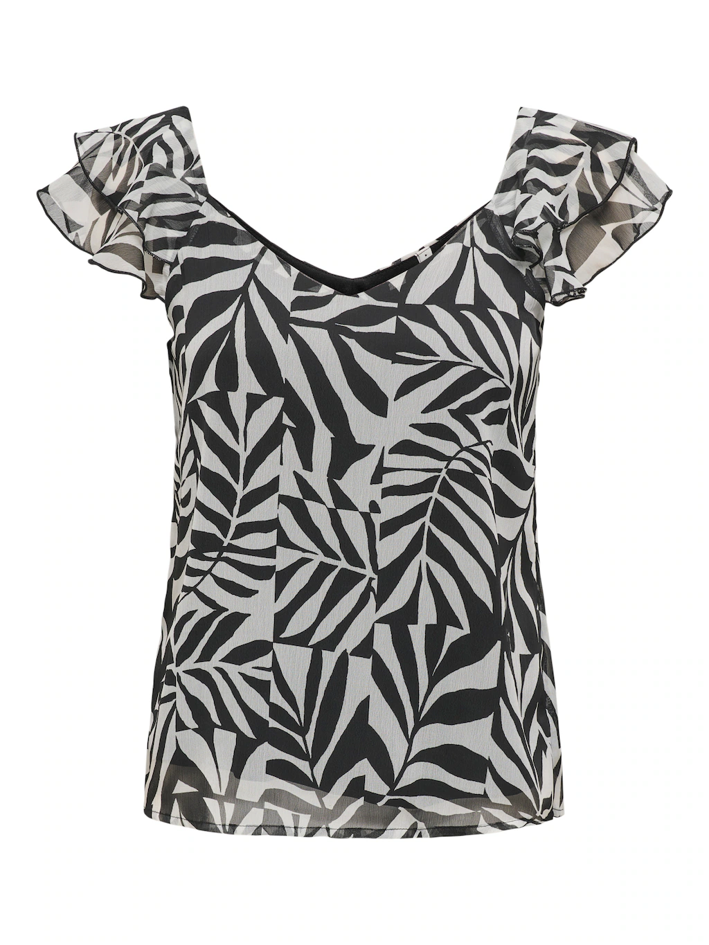 ONLY Blusenshirt "ONLASTA LIFE CAPSLEEVE V-NECK TOP PTM" günstig online kaufen