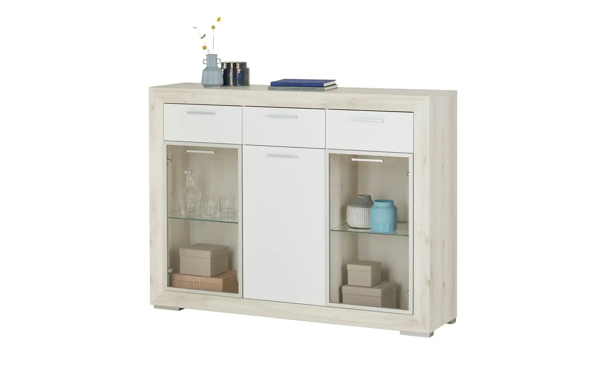 Highboard  Fiesta ¦ weiß ¦ Maße (cm): B: 151 H: 114 T: 40 Aktuelles > Schla günstig online kaufen