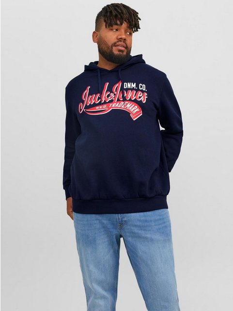 Jack & Jones PlusSize Kapuzensweatshirt JJELOGO SWEAT HOOD 2 COL 23/24 NOOS günstig online kaufen