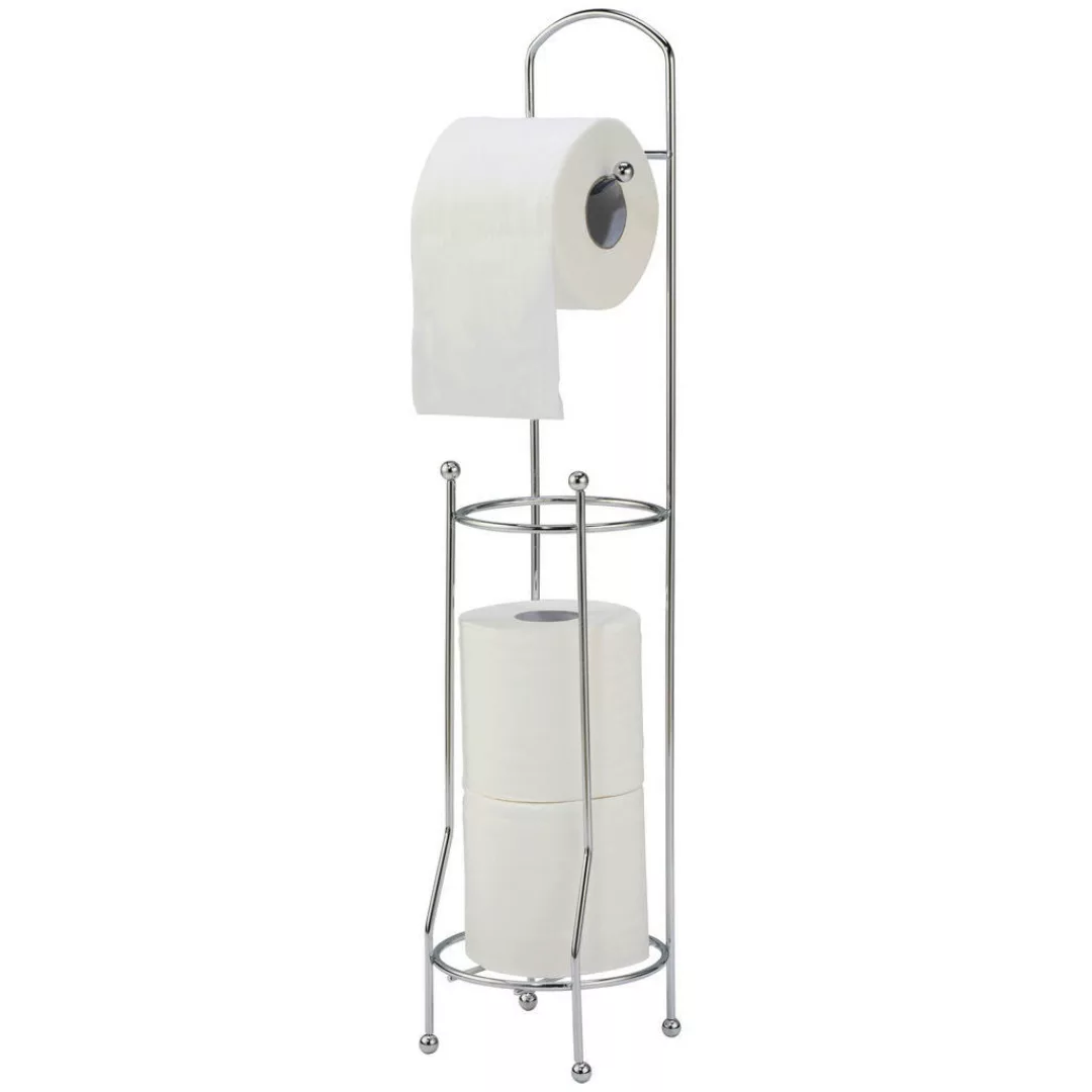Stand-WC-Garnitur Chrom Metall günstig online kaufen