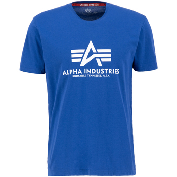 Alpha Industries  T-Shirts & Poloshirts Basic T-Shirt BL - NASA blue günstig online kaufen