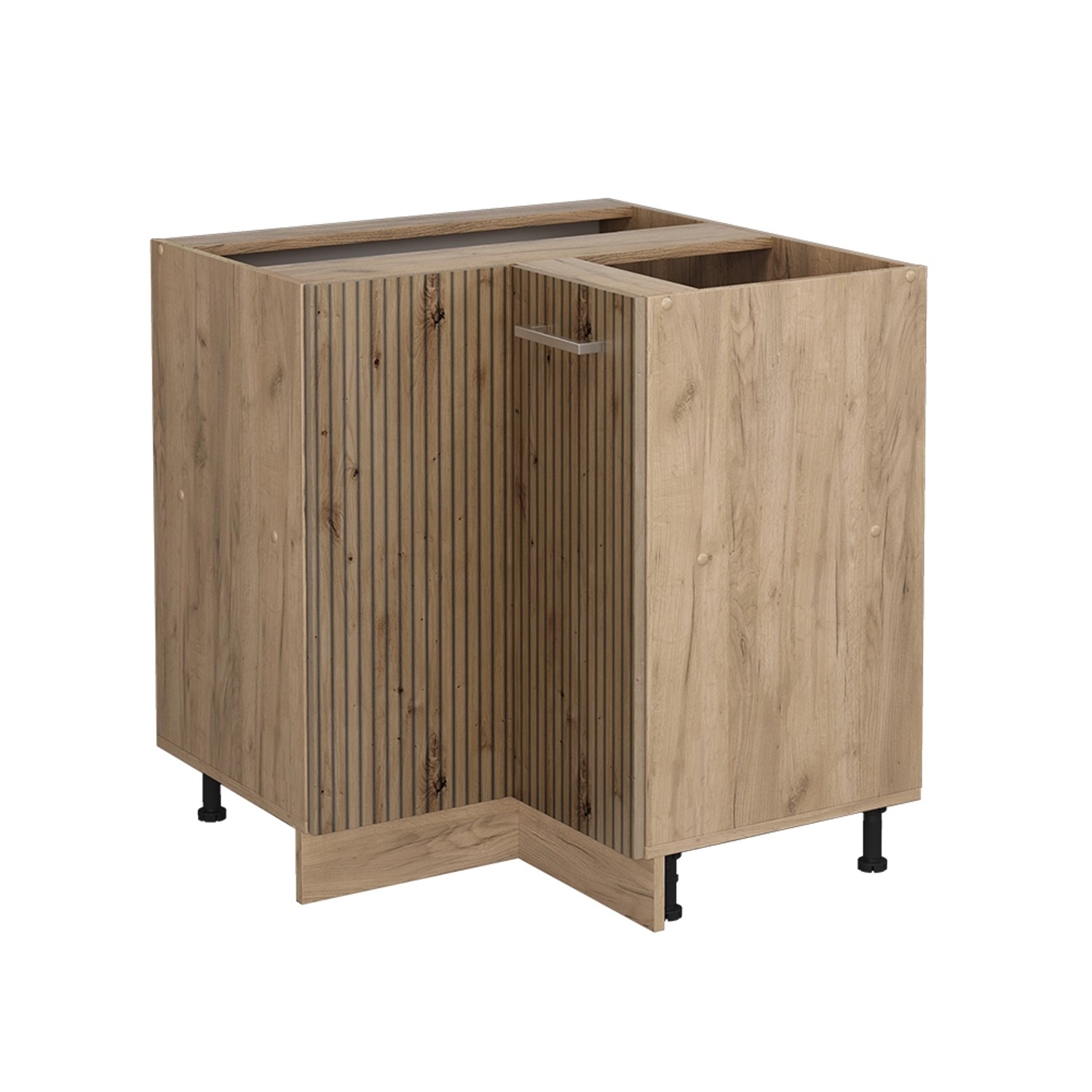 Vicco Eckunterschrank R-Line, Artisan-Eiche/Goldkraft Eiche, 75.6 günstig online kaufen
