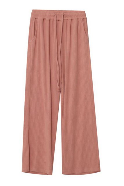 ENIX Loungehose Einfarbige schmale gerade Hose für Damen mit hoher Taille G günstig online kaufen