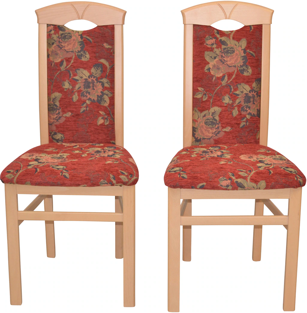 HOFMANN LIVING AND MORE Esszimmerstuhl, (Set), 2 St., Webstoff-Polyester günstig online kaufen
