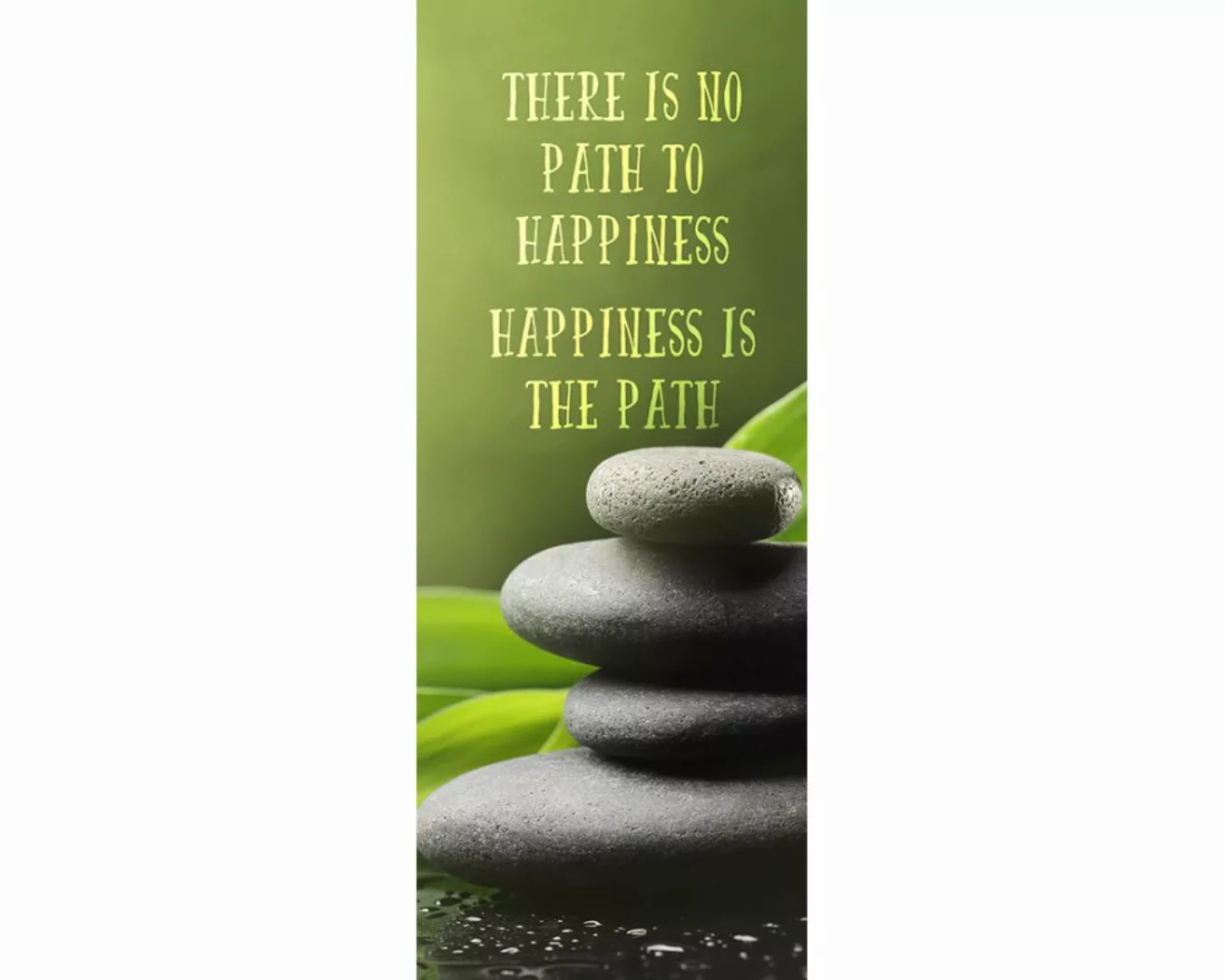 Dekopanel "Happiness" 1,00x2,50 m / selbstklebende Folie günstig online kaufen