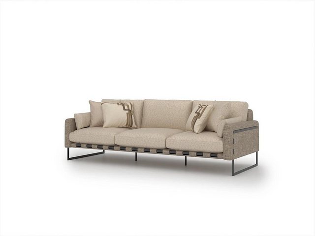 Xlmoebel Sofa Luxuriöses Design Wohnzimmer Couch Beige Polstermöbel Dreisit günstig online kaufen