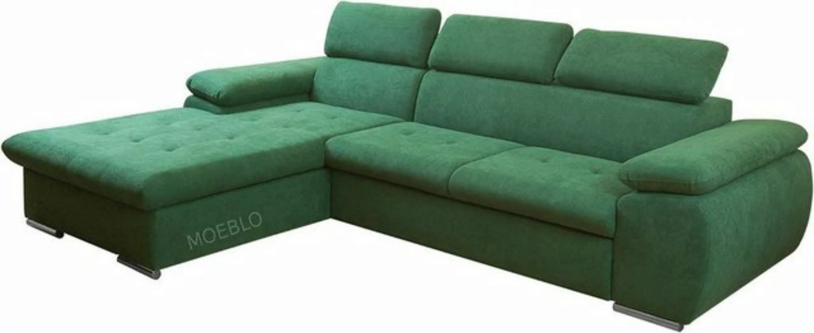 MOEBLO Ecksofa Nilux, Sofa Couch L-Form Polsterecke für Wohnzimmer, Schlafs günstig online kaufen