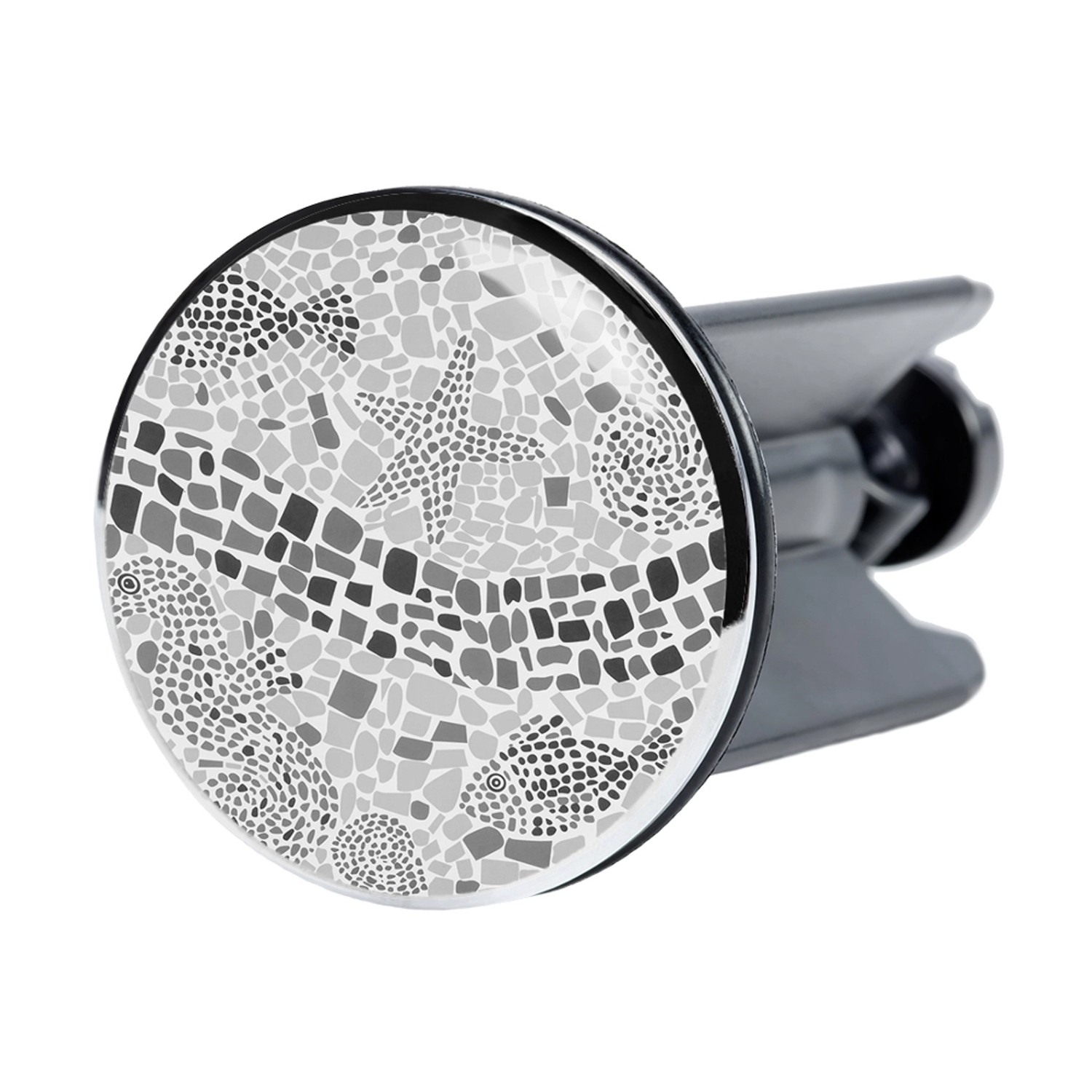 Sanilo Waschbeckenstöpsel Mosaic World Grau günstig online kaufen