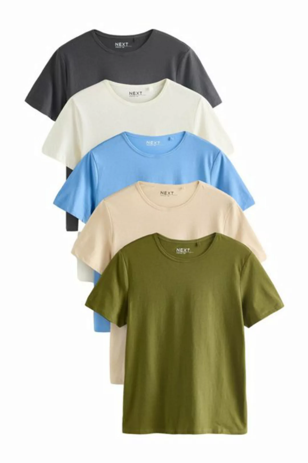 Next T-Shirt The Everyday Kurzarm-T-Shirts, 5er-Pack (5-tlg) günstig online kaufen